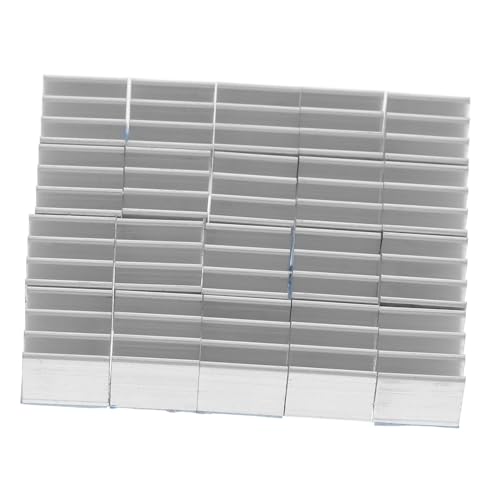 Cabilock 20pcs Aluminum Radiator Cooler Thermal Paste Thermal Tape Aluminum Power