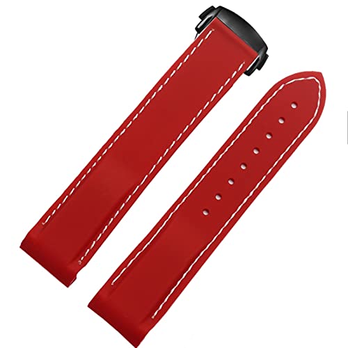 Bracelet montre silicone 22mm étanche pour le sport et le nautisme