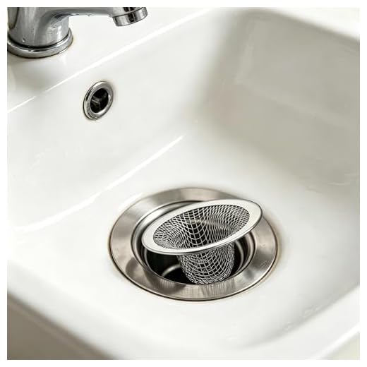 1 Pack Steel Sink Strainer - Hair Catcher for Kitchen & Bath Drains,2.12''
