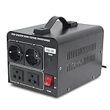 transformador elevador/reductor de tensión funcionamiento Tiene múltiples protecciones sobrecarga, cortocircuito, sobretemperatura, bajo voltaje/sobre voltaje.