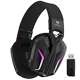🎄🎁 Das Gaming Headset Wireless ist ein hervorragendes Geschenk zu Weihnachten und Geburtstagen, für Jungen, Mädchen, Familie und Freunde.