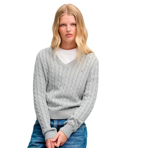 Pull à col en V femme Superdry - vue 6