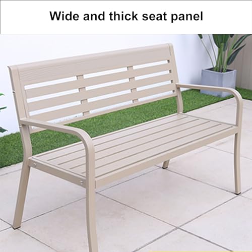 Banc de jardin extérieur pour chemin de promenade ou sièges de parc vert