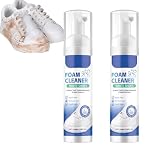 Detergente per Scarpe da Tennis Bianco, Detergente per Sneakers Bianco, Espuma Para Limpiar Tenis, Rimozione di Macchie Profonde per Scarpe Bianche senza Acqua, Spray Facile da Usare per (2PCS)