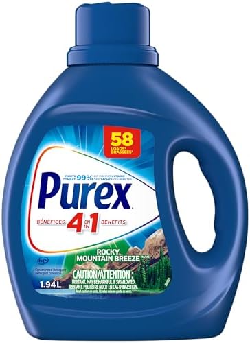 Purex Rocky Mountain Breeze Liquid Laundry Detergent, 1.94L/58 Loads