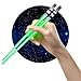 Sabers Chop Lightsaber Led Light Up Chopsticks 1 Pair Skywalker Green