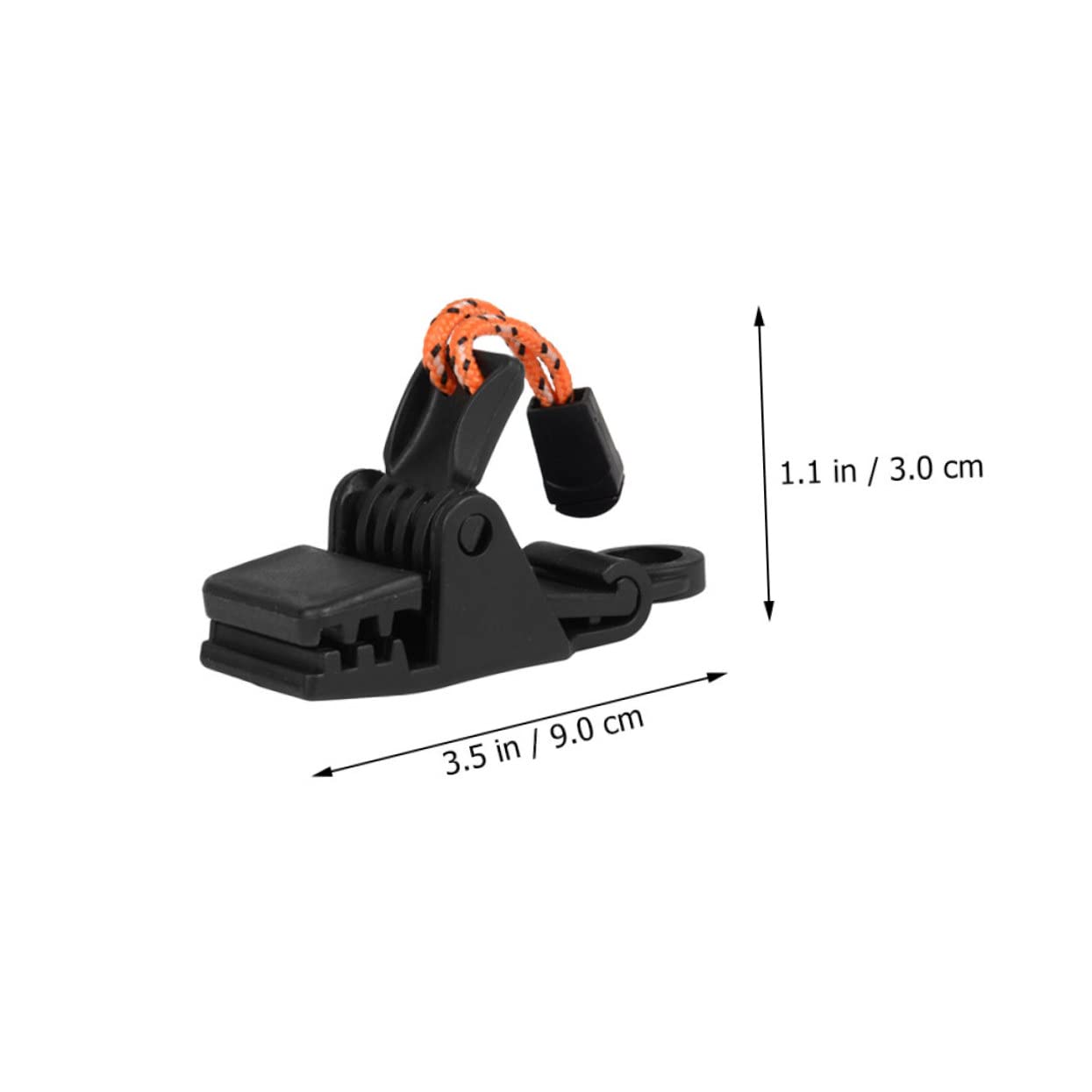 BESPORTBLE Clip De Toldo De Tienda Sensor Lonas para Acampar Tent Clip para Toldos Convenientes Sujetadores De Carpa Cierres Prácticos para Tiendas De Campaña Acrílico