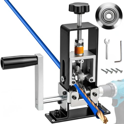 Image of Leczonio Manual wire stripper machine, wire cutter, stripping machine Gauge Wire 0.06 inch-1 inch,Scrapping Copper Wire Peeler Tool for Scrap Copper Recycling Drill Powered /Hand Crank Dual-drive