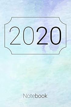 Simple 2020 Notebook : Blue Notebook / Journal Gift, 120 Ruled White Pages, 6x9 Matte Cover
