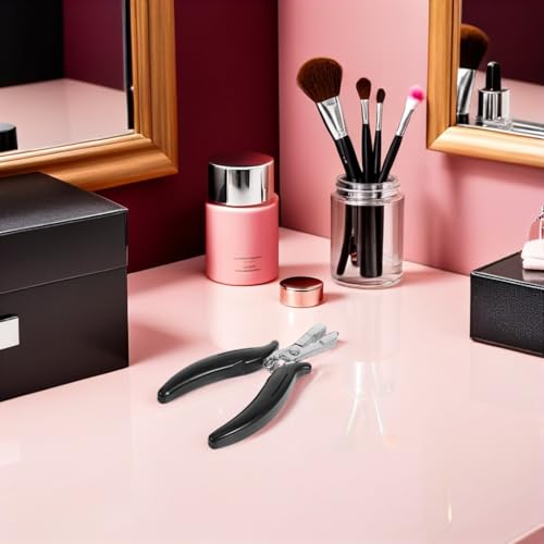 Pinces extensions cheveux chrome outil multi-usage net-tooth pour pose ruban et perles - 4