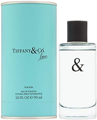 Tiffany & Co. Love Eau De Toilette Spray for Men, boasts aromatic, woody and spicy, 3 Fl Oz