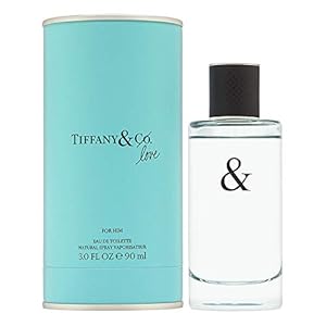 Tiffany & Co. Love Eau De Toilette Spray for Men, boasts aromatic, woody and spicy, 3 Fl Oz
