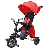 El triciclo modelo Nova+ de Qplay es un triciclo evolutivo con ruedas de aire perfecto para bebés entre los 10 hasta los 36 meses de edad. Un triciclo plegable que incluye todas las comodidades para disfrutar con tu peque de un paseo agradable y relajado. Además es totalmente PLEGABLE y no ocupa apenas espacio ¡Súper fácil de plegar y desplegar! ¡No dudes más y forma parte de los triciclos más innovadores!