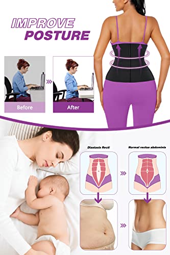 Image of Women Waist Trainer Cincher 3 Straps Tummy Control Body Shaper