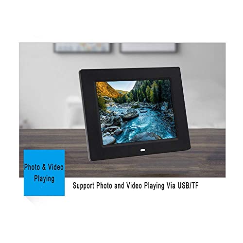 3 Color Display 8-Inch Ultra Large Display Digital Day Clock With 8 Alarms, Non-Abbreviated Day & Month, Memory Loss,Dementia,Alzheimer's, Vision Impaired Clock For Elderly/Seniors(Black) #TOP3