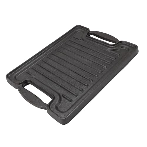 Plaque de cuisson en fonte pour viande légumes grillades et fruits de mer - 2