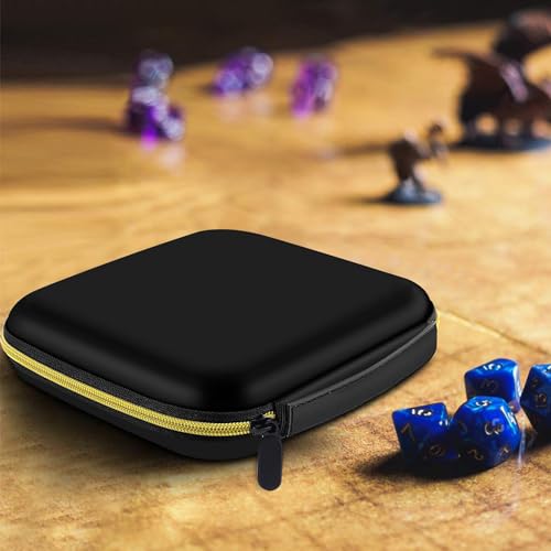 Dice Storage Case, Dice Case Box Tray for DND Dice Set, for D&D Dungeons and Dragons 7-Die Polyhedral Dice, for RPG for MTG Role Playing Table Games, Display for D and D Accessories - Box Only