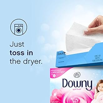 Downy April Fresh Fabric Softener Dryer Sheets, 240 Count