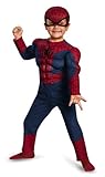 Disguise Marvel The Amazing Spider-Man 2 Movie Spider-Man Toddler Muscle Costume, Small/2T