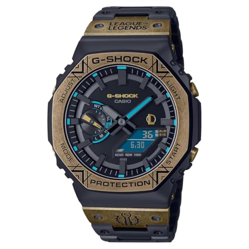 Casio Reloj Análogico-Digital para para Hombre de Cuarzo con Correa en Negro GM-B2100LL-1AER