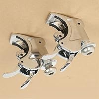 Motorfiets Voorruit Voorruit Klemmen 39/41/49mm Voor Harley Sportster XL 883 1200 Dyna Glide Onderdelen (Color : 2 PCS 41MM
