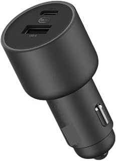Carregador Veicular Universal 38w Turbo Com 2 Entradas 1 Usb e 1 Tipo C Acompanha Cabo Tipo C Carregamento Ultra Rápido Marca Bella Mallu (Preto)