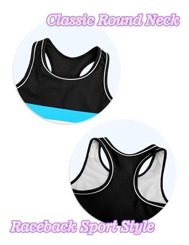 Image of Girls Swimsuits 2 Piece Summer Boyshort Bathing Suit Rash Guard Swimwear for Kids Child Beach with Sun Protection