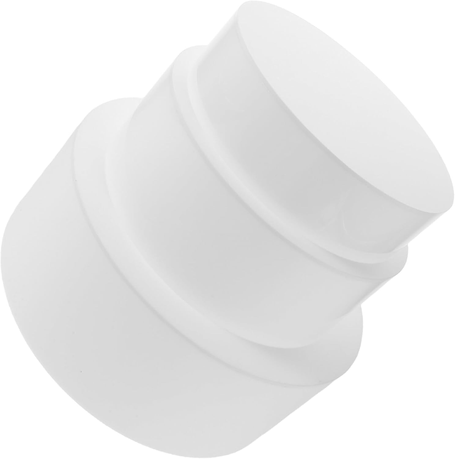 3pcs Acrylic round Pedestal Display Risers Set, Cylinder Dessert and Cosmetic Organizer Stands, White Acrylic Nesting Cake Holder for Buffet and Home Display