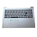 Wzqrps Replacement for Lenovo IdeaPad 320-15 320-15IKB 330-15AST 320-15IAP 320-15ABR Laptop Upper Case Palmrest Keyboard Touchpad Assembly Part 5CB0N86311 80XS0024US SN20M63090 Top Cover Sliver