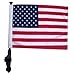 SSP Flags USA Golf Cart Flag with EZ On & Off Bracket