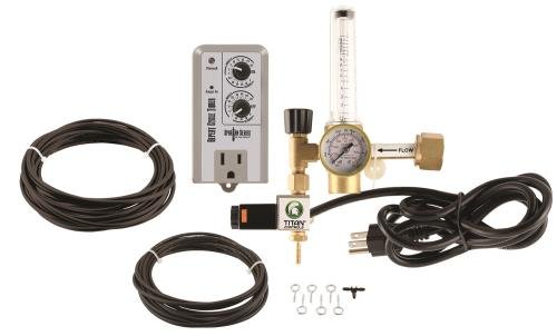 Titan Controls Deluxe CO2 Regulator Kit w/Timer