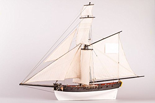 Dusek DSK009. Kit maquete barco de madeira Le Cerf