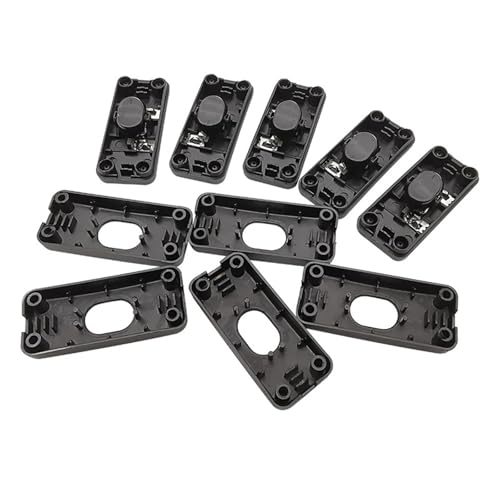 Interruptor en línea negro de 110-250V para cable de lámpara de mesa en pack de 5 unidades 1