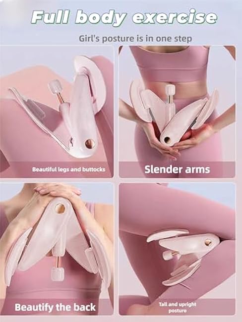 Pelvic Floor Exercise Devices for Women, Kegel Inner Thigh Exerciser, Adjustable Resistance Thigh Trainer, 360¡ãRotatable Pads, TIME&Call Calculate Exerciser for Home Workout, Hip Strengtheners