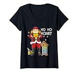 Photo Gallery donna apicoltore babbo natale apicoltore miele apicoltura regalo maglietta con collo a v Photo Gallery donna apicoltore babbo natale apicoltore miele apicoltura regalo maglietta con collo a v