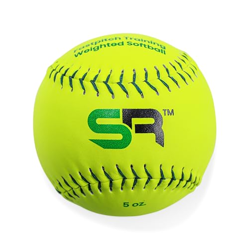 Score It Right - Weighted Training Softballs, 5 Weights (4oz, 5oz, 8oz, 10oz, 12oz), Soft Touch for Skill Improvement - Suitable for All Players, 12-inch (5oz)