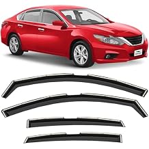 Voron Glass in-Channel Extra Durable Rain Guards for Nissan Altima 2013-2018, Window Deflectors, Vent Window Visors, 4 Pieces - 200713