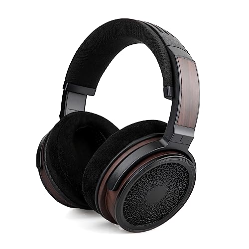 LINSOUL HarmonicDyne Zeus Elite Kabelgebundener Over-Ear-Kopfhörer, Flaggschiff-Headset mit 50-mm-Aufhängungsmembran und offener Rückseite, mit 2 Benutzerdefinierten IEM-Kabeln (Zeus Elite)
