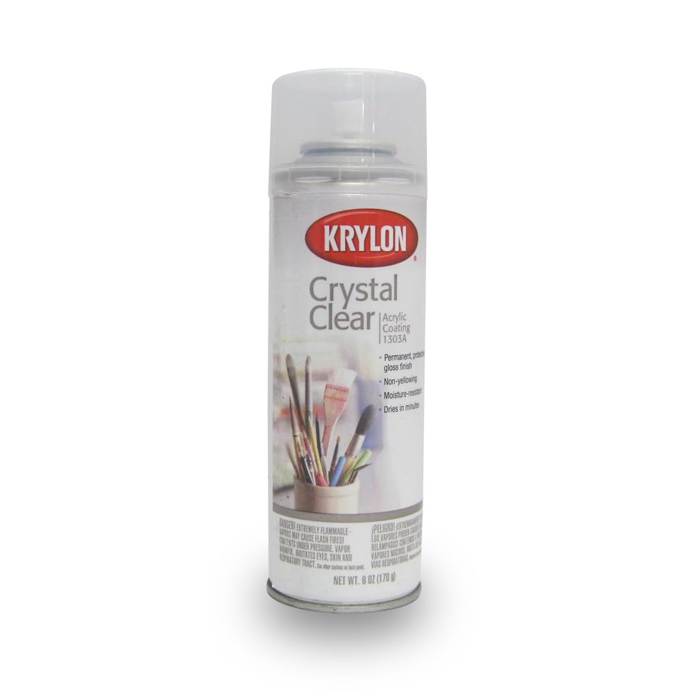 Krylon Crystal Clear Acrylic Coating Aerosol Spray, 6oz-image-48