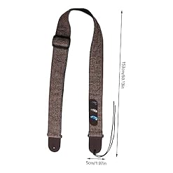 ERINGOGO Sangles De Guitare Basse Sangle De Guitare En Tissu Ceinture De Guitare Décor Sangle De Remplacement De Guitare Accessoire De Guitare Sangle D’Épaule Utilisation De La Guitare - Les Beatles, Paul McCartney, John Lennon, RIngo Starr, George Harrison ERINGOGO Sangles De Guitare Basse Sangle De Guitare En Tissu Ceinture De Guitare Décor Sangle De Remplacement De Guitare Accessoire De Guitare Sangle D'Épaule Utilisation De La Guitare – Image 2