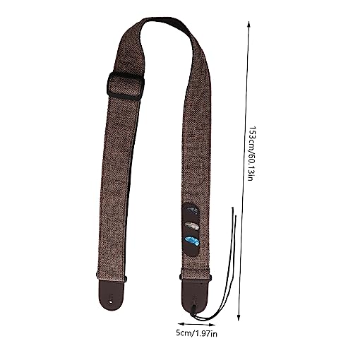 ERINGOGO Sangles De Guitare Basse Sangle De Guitare En Tissu Ceinture De Guitare Décor Sangle De Remplacement De Guitare Accessoire De Guitare Sangle D’Épaule Utilisation De La Guitare - Les Beatles, Paul McCartney, John Lennon, RIngo Starr, George Harrison ERINGOGO Sangles De Guitare Basse Sangle De Guitare En Tissu Ceinture De Guitare Décor Sangle De Remplacement De Guitare Accessoire De Guitare Sangle D'Épaule Utilisation De La Guitare – Image 3