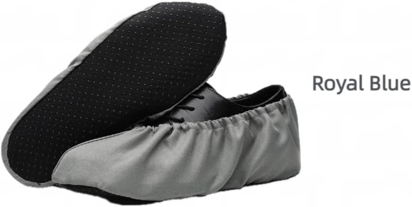 Reusable Shoe Covers Thickened Cloth Fabric Boot Covers Machine Washable Non Slip Booties Pack Of 10 Pairs (Mixed Color, Large) - Image 7