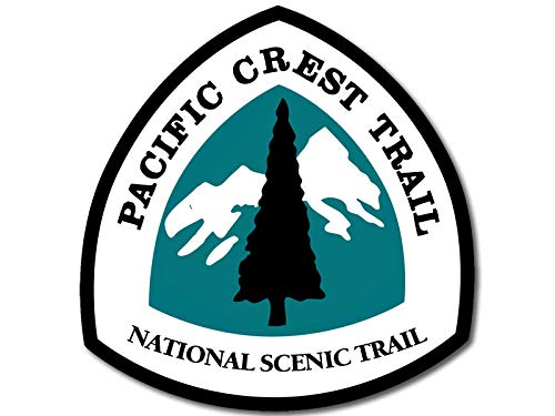 Pacific Crest Trail Sticker (Outdoor Decals, National Scenic Trail Vinyl, Sign Shaped Hiking Trail Along Pacific Coast Sticker For Cars, Trucks, Coolers, Tumblers, And Laptops) #TOP27