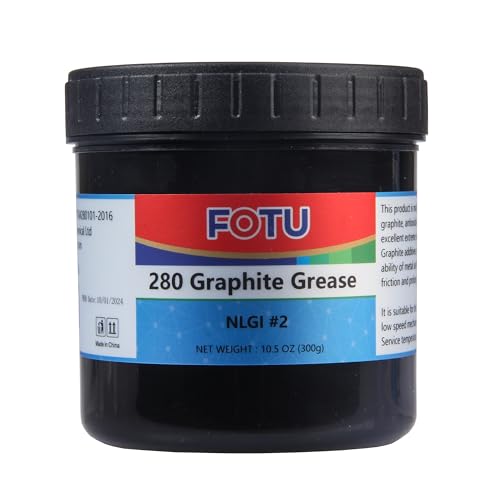 Fotu 280 Graphite All Purpose Grease Ultra Heavy Duty Lithium Grease Multi Function Lubricant For Automotive Boat Semi Truck Accessories Metal Surfaces cover