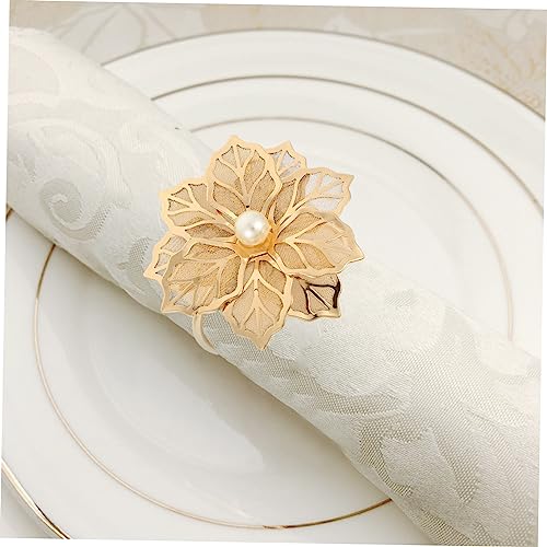 KICHOUSE 6 Pçs Anel De Guardanapo Anel De Guardanapo Rosa Decorações Decoração De Casamento Decoraçã