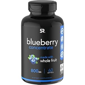 Whole-Fruit-Blueberry-Concentrate-Made-from-Organic-Blueberries-Non-GMO-Gluten-Free-60-Liquid-Softgels Sports Research Whole Fruit Blueberry Concentrate Made from Organic Blueberries - Non-GMO & Gluten Free (60 Liquid Softgels)