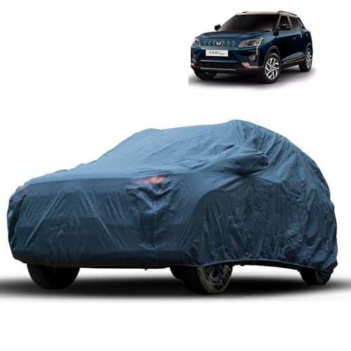 Image of Dust Resistant Car Body Cover for Compatible Mahindra Xuv-400 | All Weather Protection Car Cover | Triple Stitched Fully Elastic Ultra Surface Body Protection