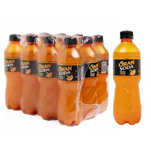 Oransoda | Bevanda Gassata all'Arancia, 12 Bottiglie da 45 cl PET, Originale Aranciata Italiana con Succo di Arance Siciliane, Senza Coloranti