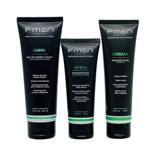 F-Men Cosmetics, Kit Basic - Pele Masculina
