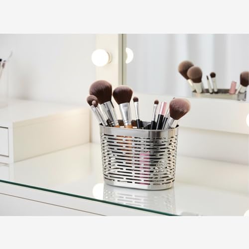 Image of FINALITY cutlery holder for kitchen accessories, Best use for spatula holder (Silver Oval Big)
